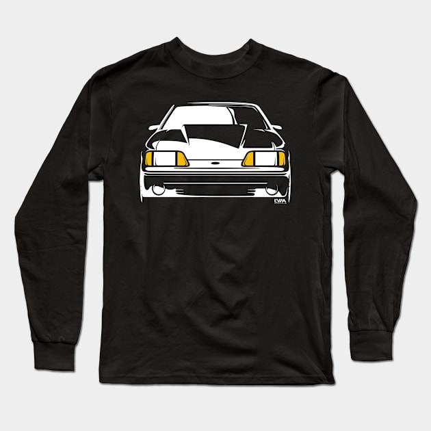 Foxbody Ford Mustang GT Long Sleeve T-Shirt by LYM Clothing